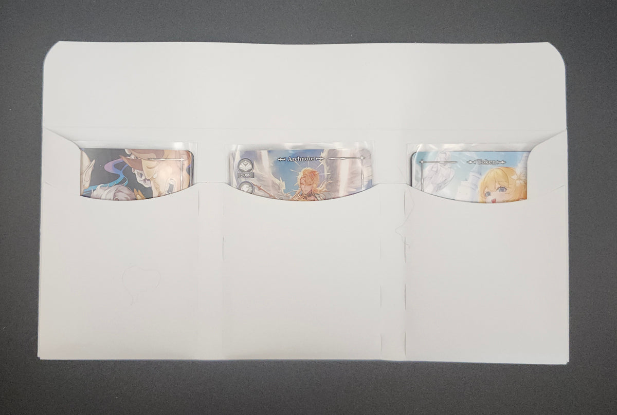 3-Pocket Envelope Insert - White
